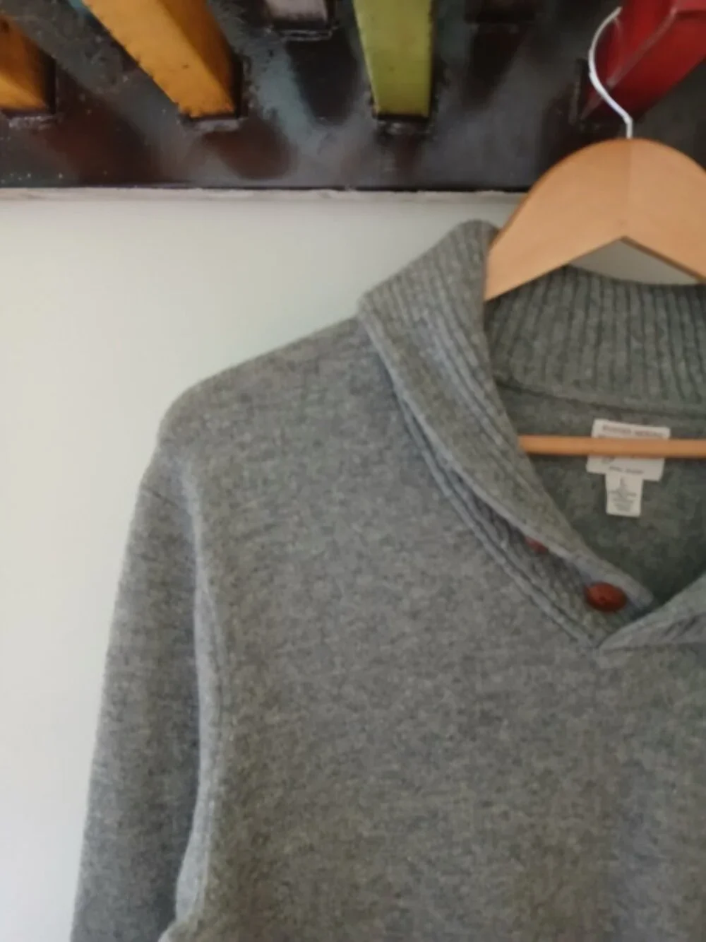 J. Crew Rugged Merino Shawl Collar Sweater